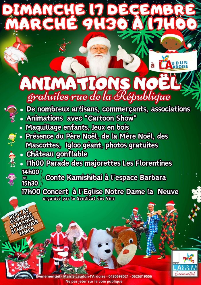 Marché animé de Noël