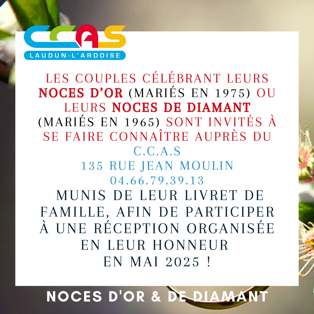 Noces dOr et Diamant 2025