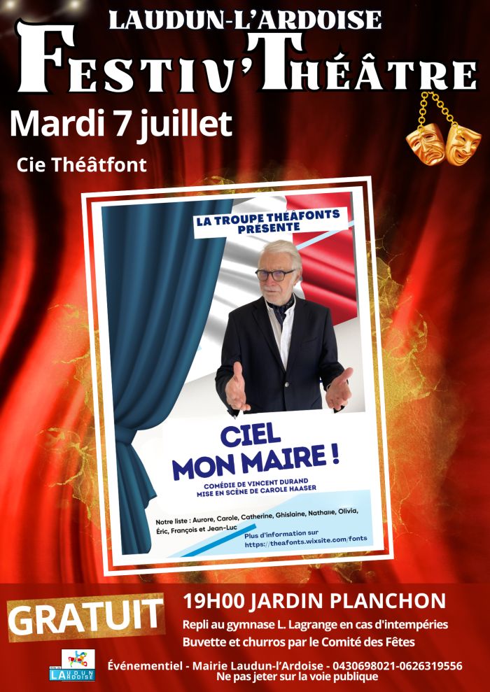 Festiv'théâtre  Ciel Mon Maire