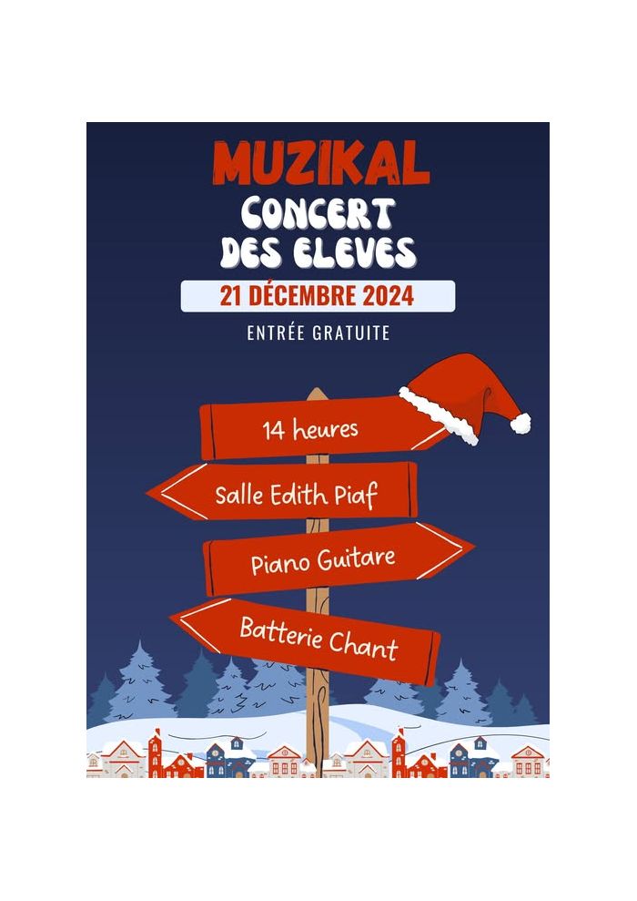 Concert des élèves École de Musique MUZIKAL