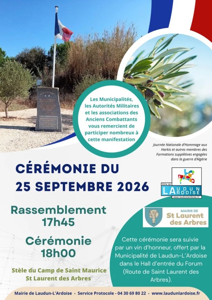Cérémonie du 26/09/2026