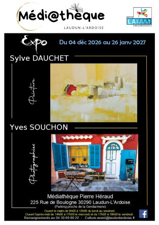 Vernissage 04/12 Exposition jusqu'au 26/01/27