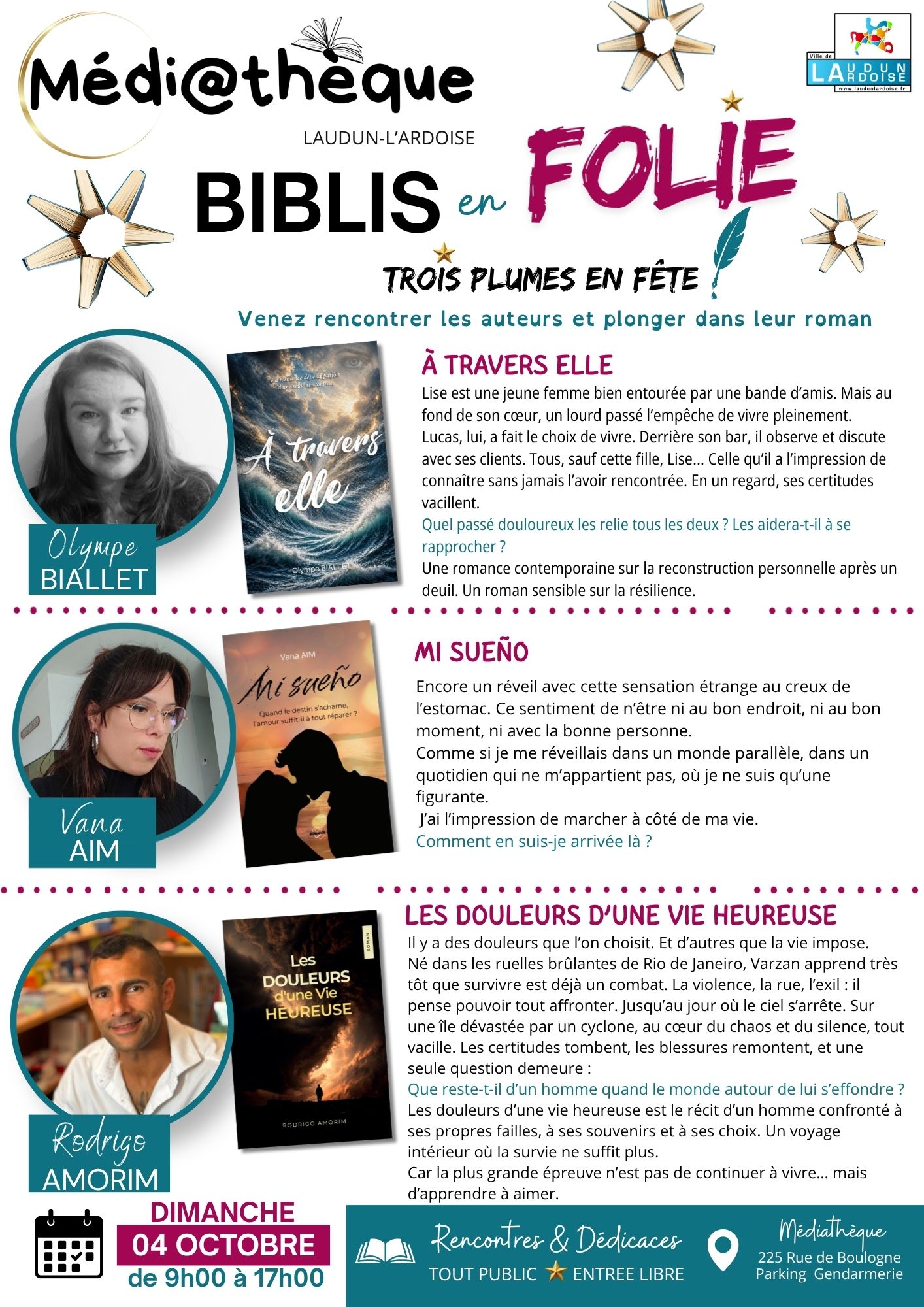 BIBLIS FOLIS 3 PLUMES EN FETES2