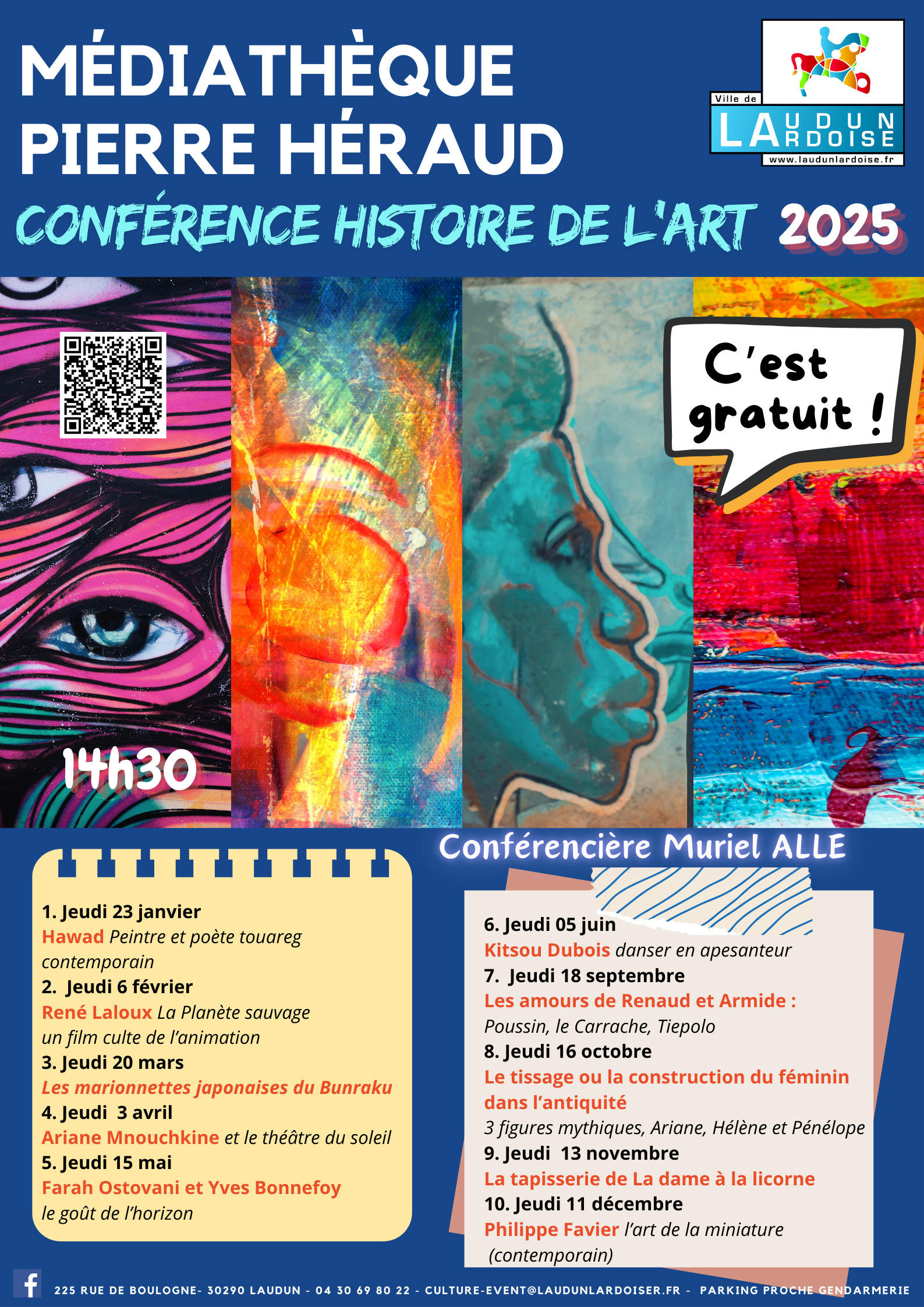 Conférences Histoire de lArt 2025