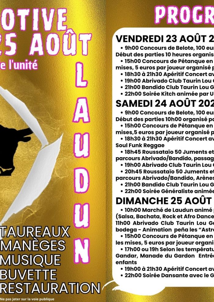 Fête Votive Laudun 