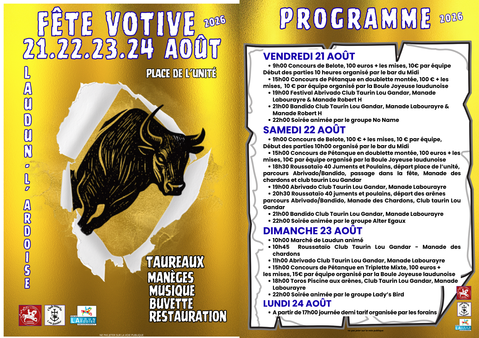 FETE VOTIVE 2026 A