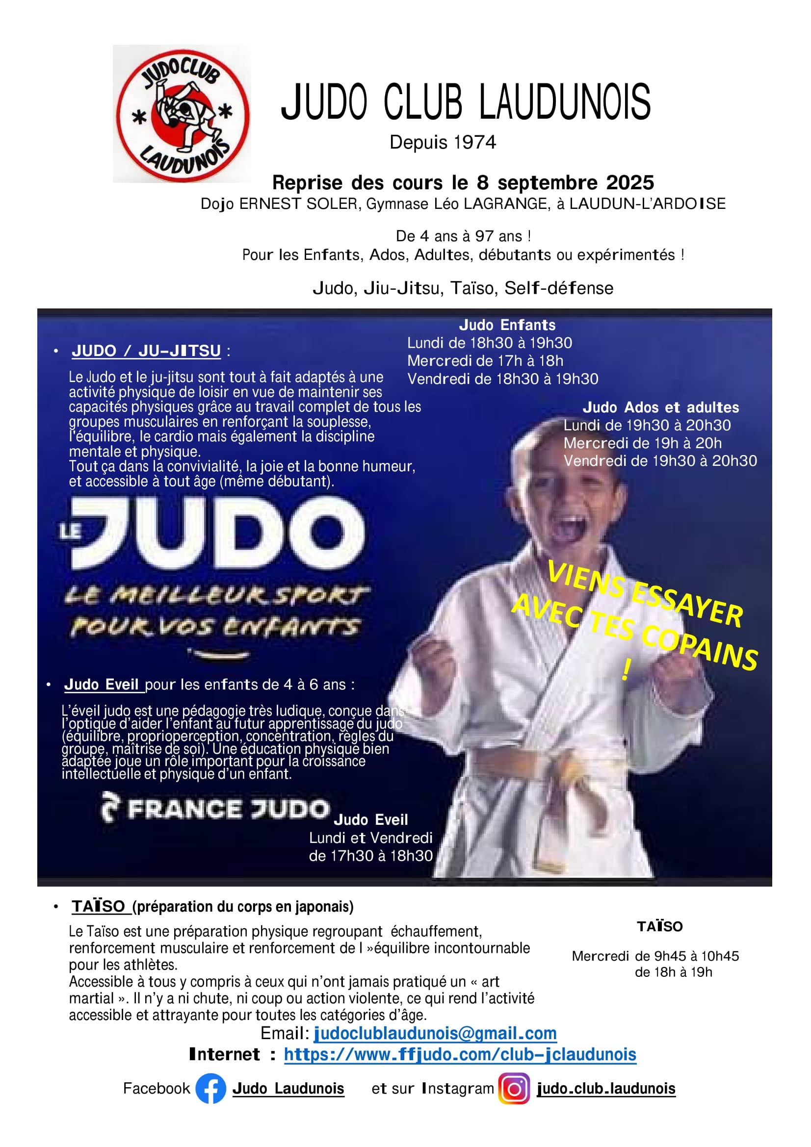 Fiche info et inscription 2025 2026 1 1