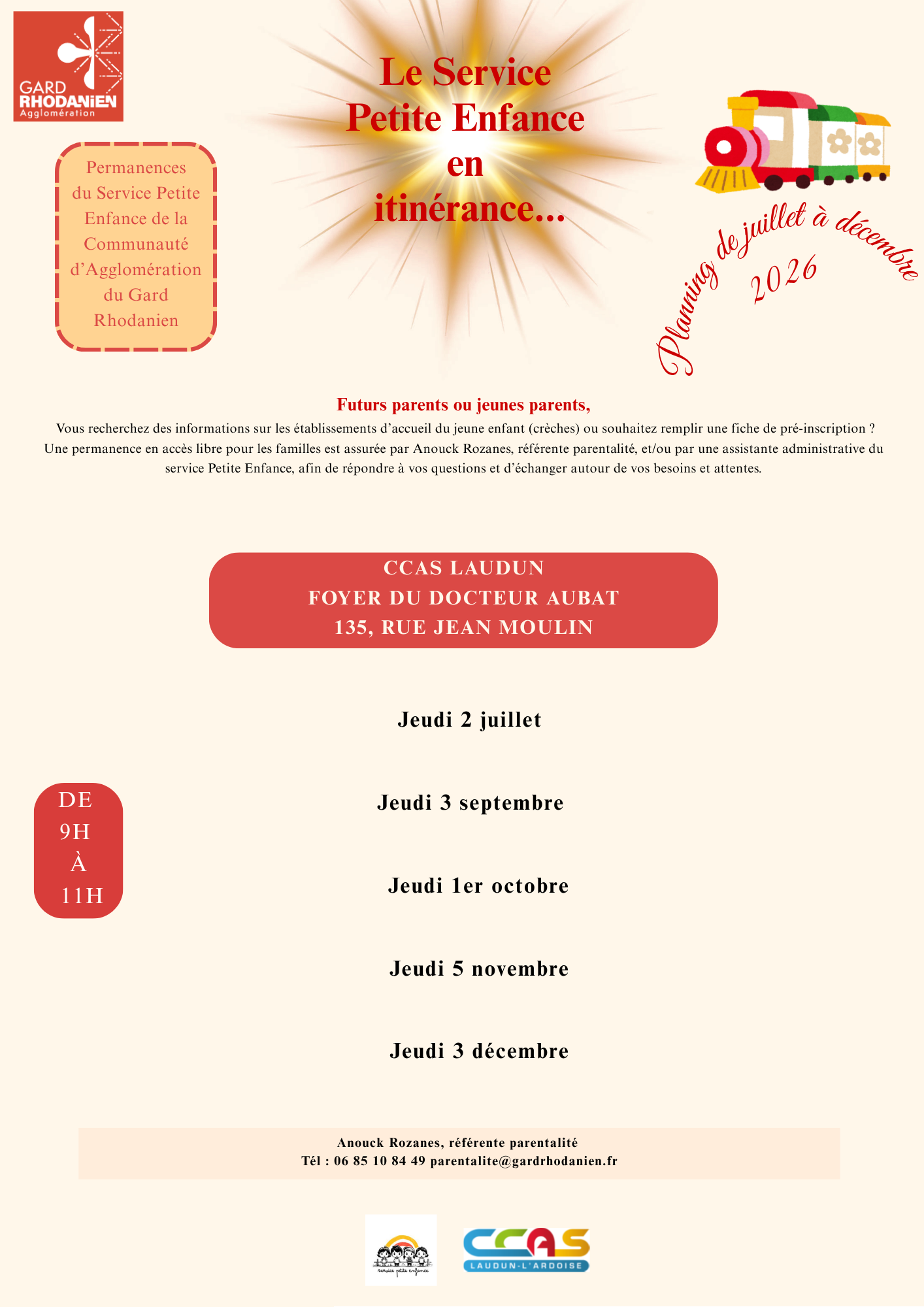 Permanences Services Petite Enfance Laudun