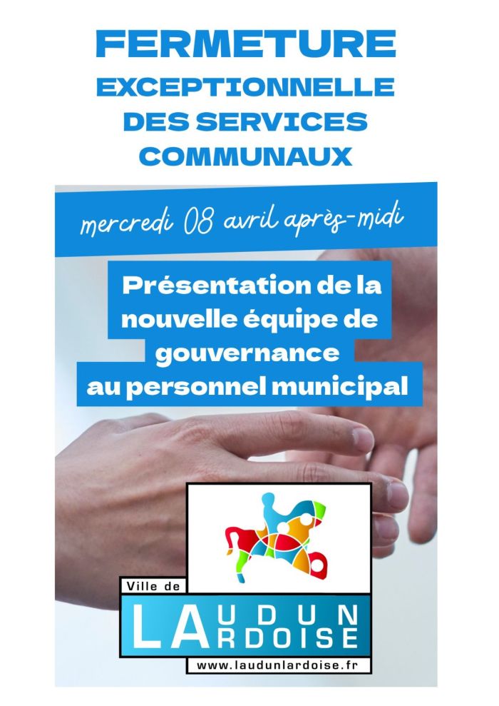 Fermeture exceptionnelle 