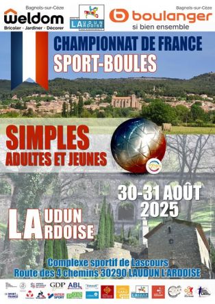 CHAMPIONNAT FRANCE SPORT BOULES
