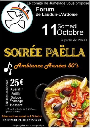 LEA : Soirée paëlla