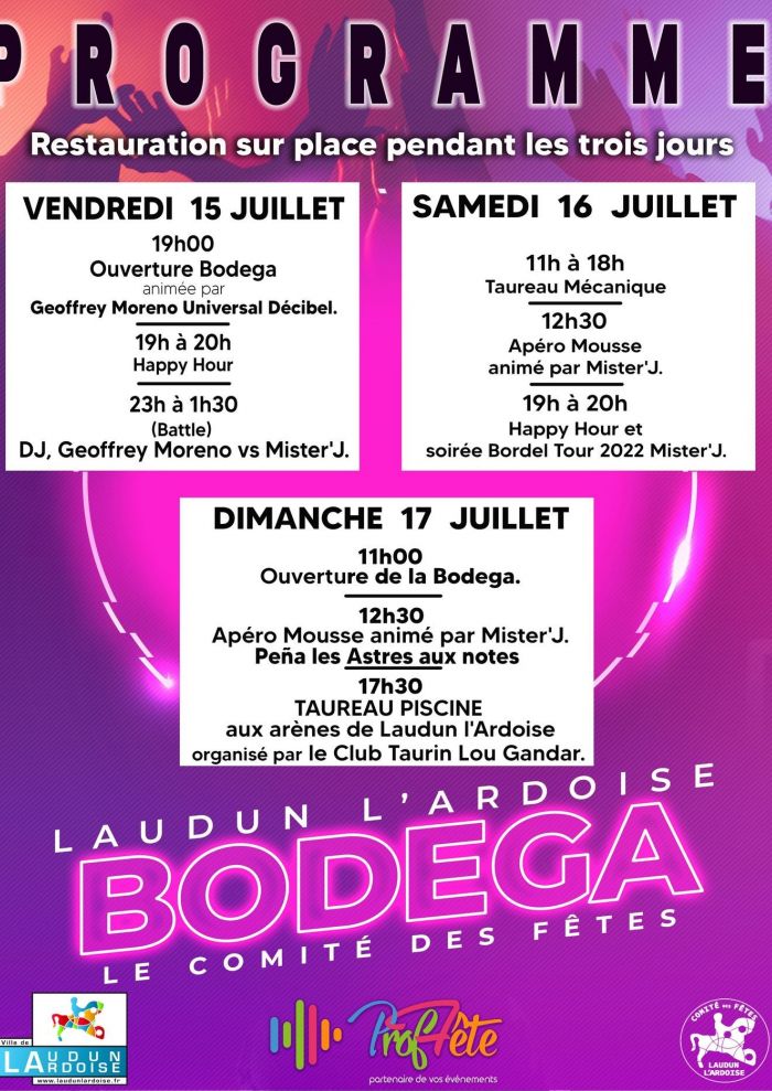 BODEGA Comité des Fêtes
