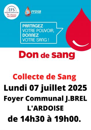 collecte de SANG