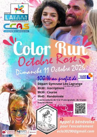 COLOR RUN OCTOBRE ROSE