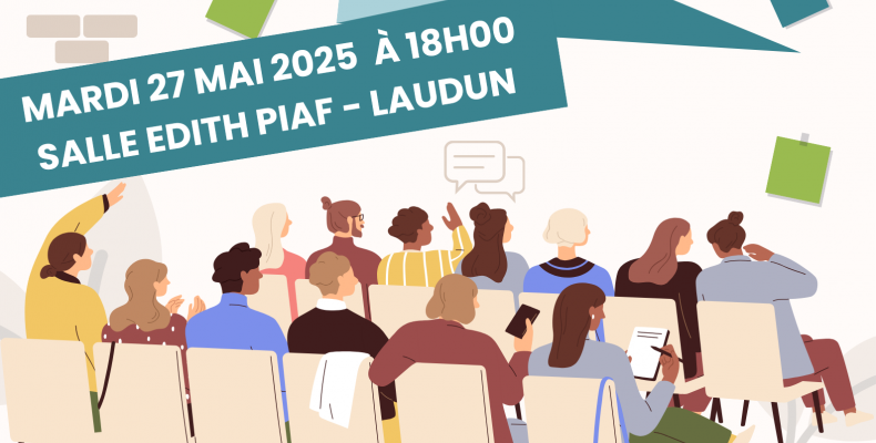 Réunion Publique #2 révision PLU - Mardi 27/05/25 18h à Édith Piaf